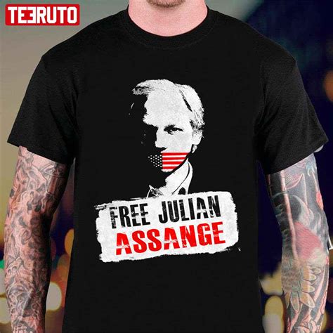 free julian assange t shirt